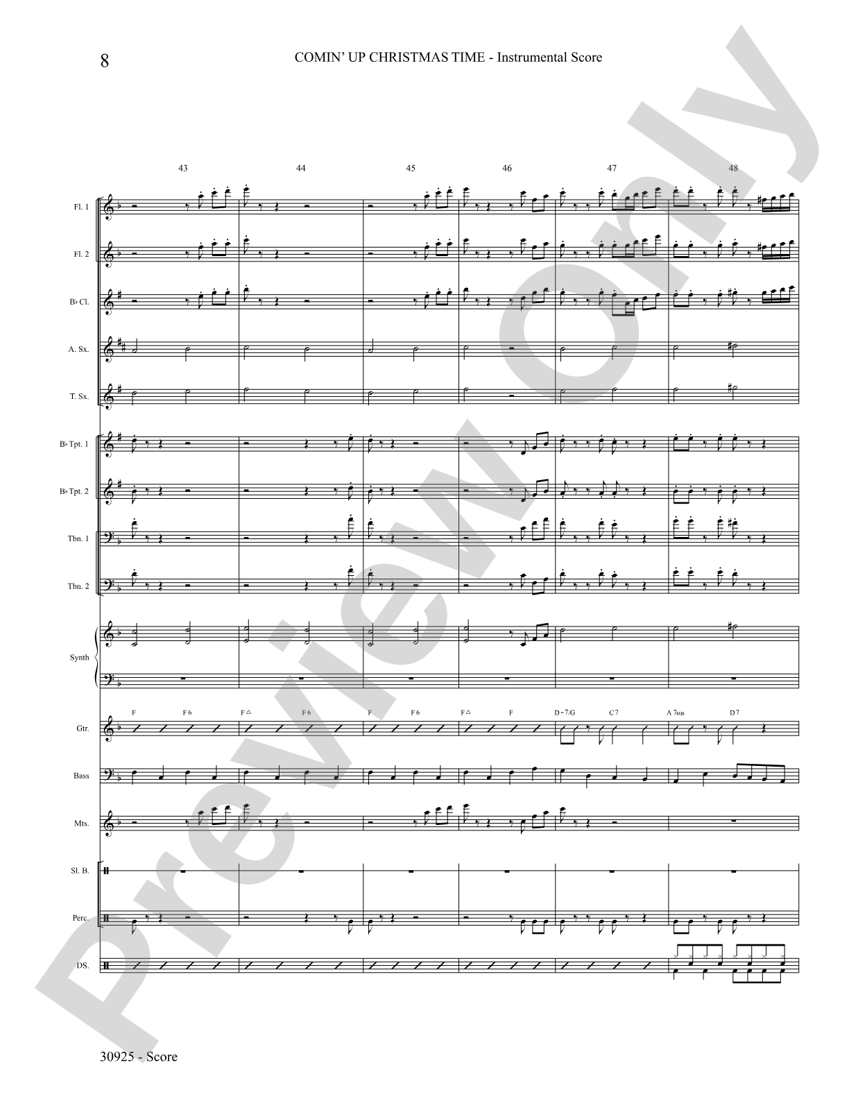 Comin' Up Christmas Time: Choral SoundPax