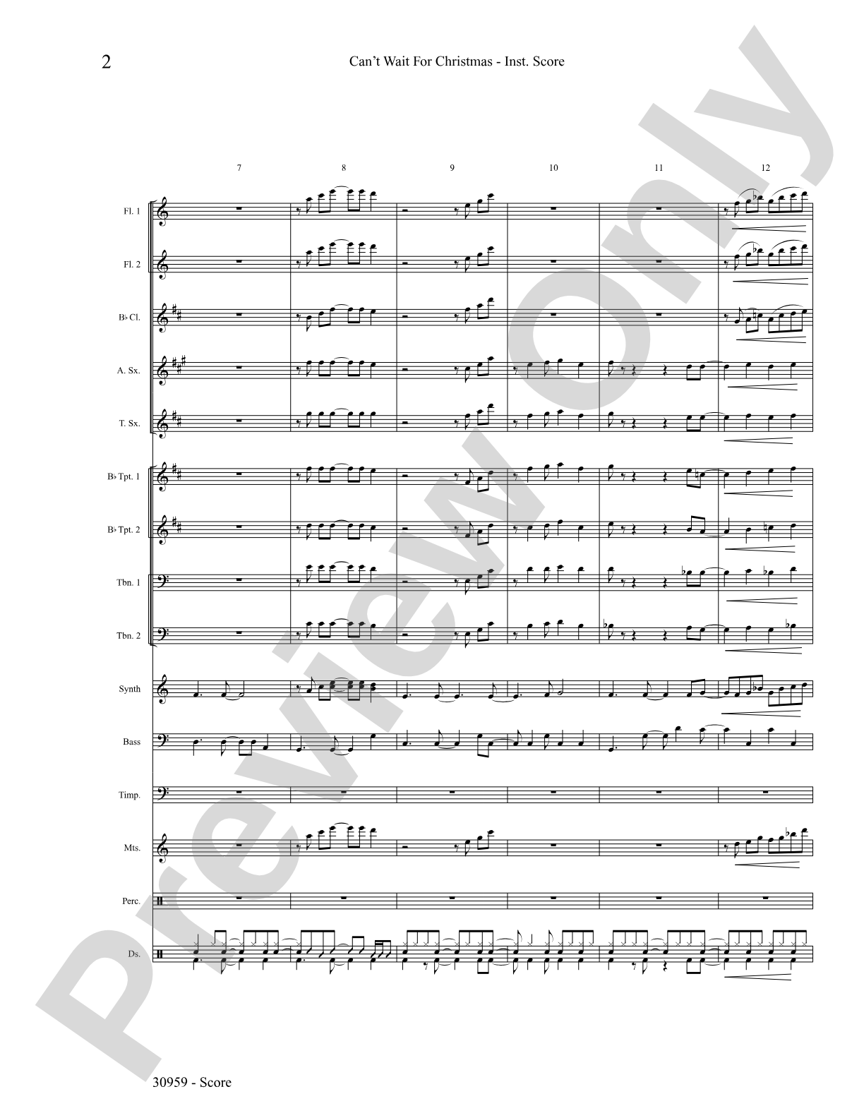 Can't Wait for Christmas: Choral SoundPax