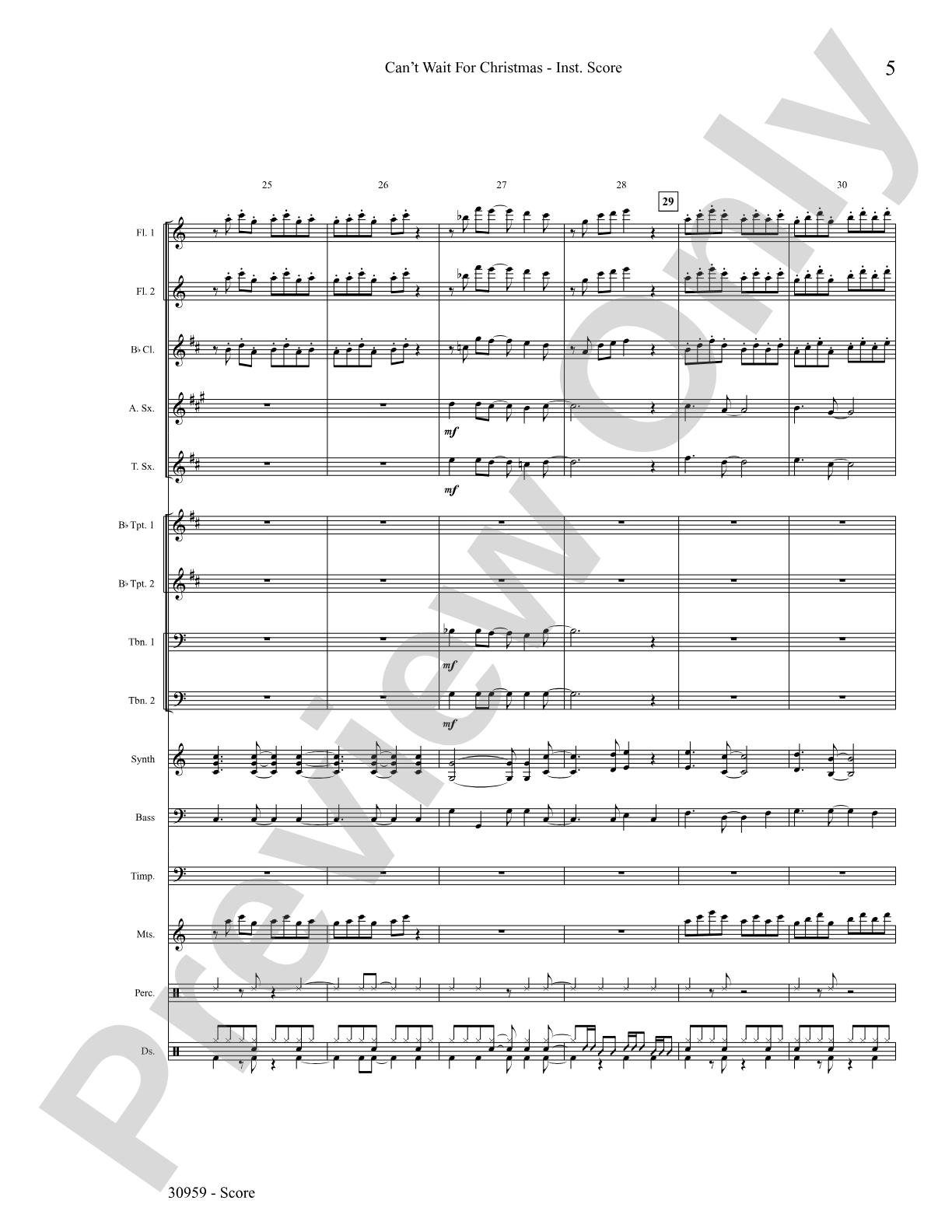 Can't Wait for Christmas: Choral SoundPax
