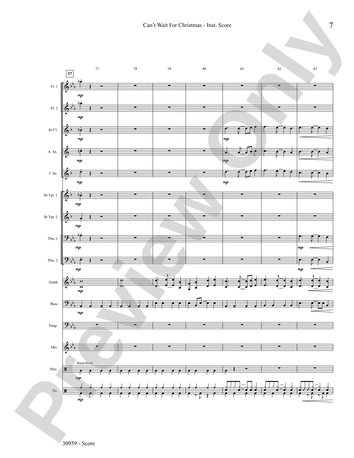 Can't Wait for Christmas: Choral SoundPax