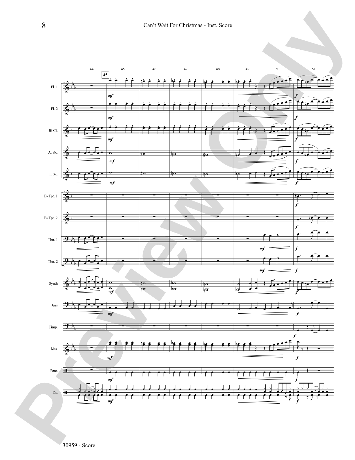 Can't Wait for Christmas: Choral SoundPax