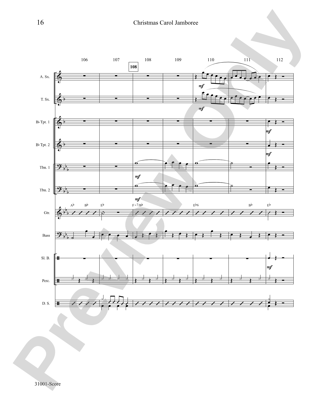 Christmas Carol Jamboree (A Holiday Hoedown): Choral SoundPax