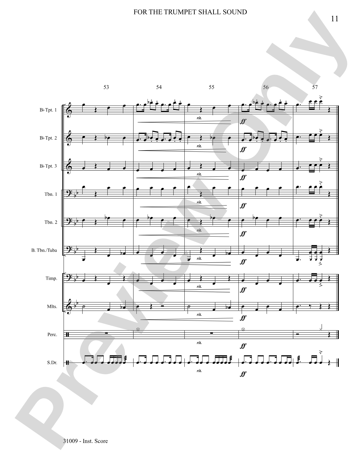 For the Trumpet Shall Sound: Choral SoundPax