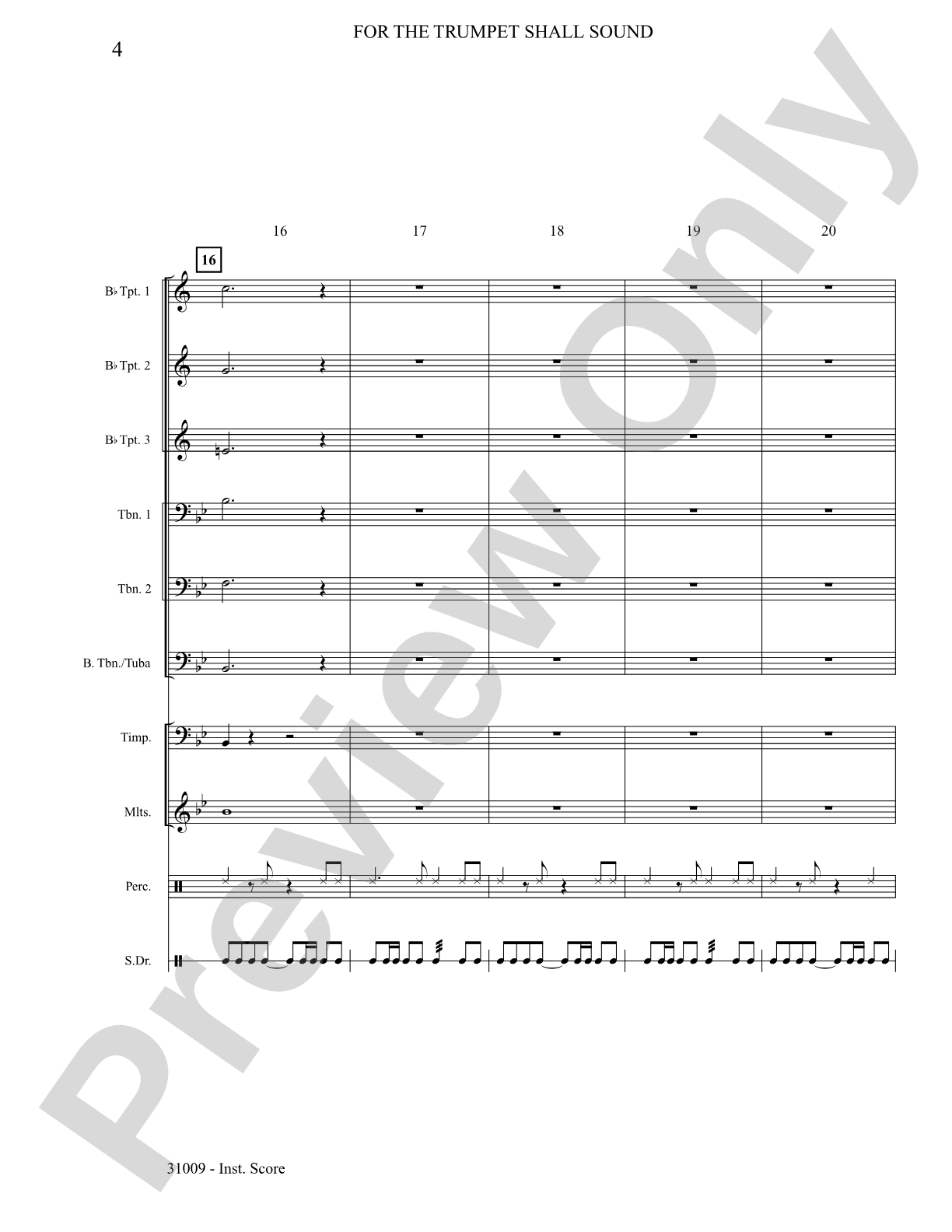 For the Trumpet Shall Sound: Choral SoundPax