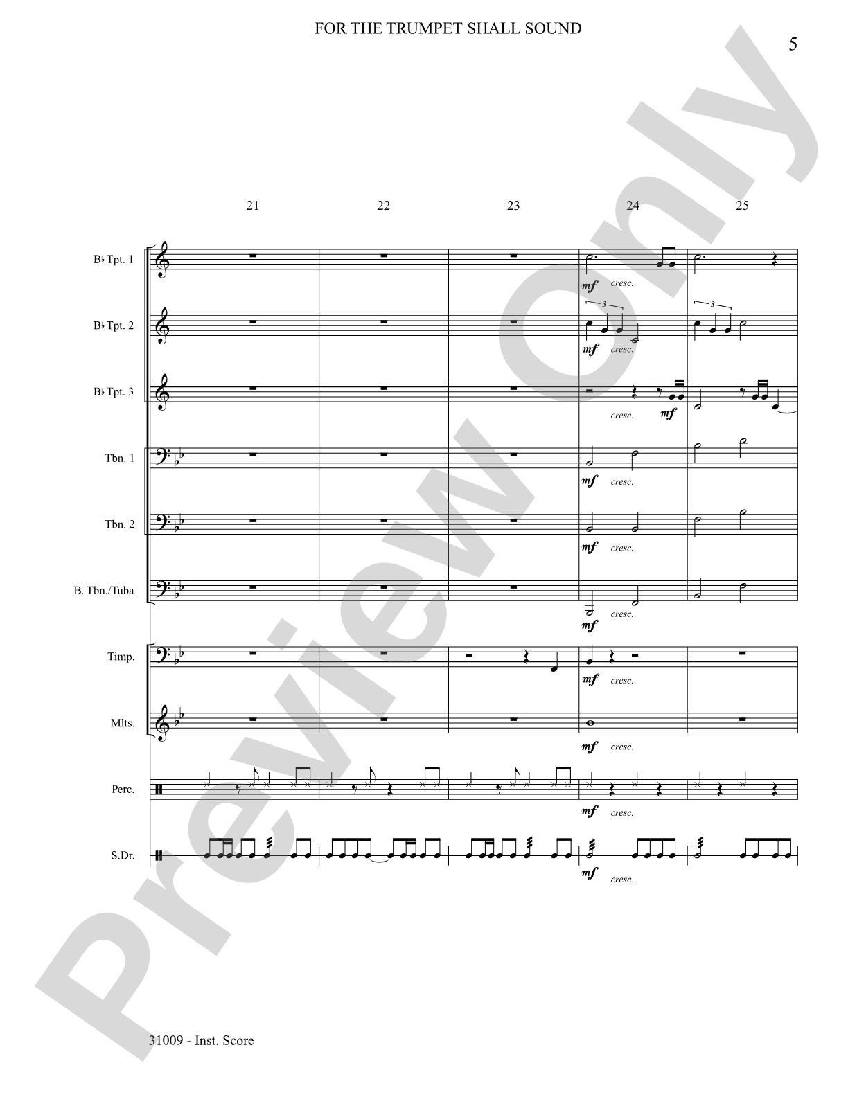 For the Trumpet Shall Sound: Choral SoundPax