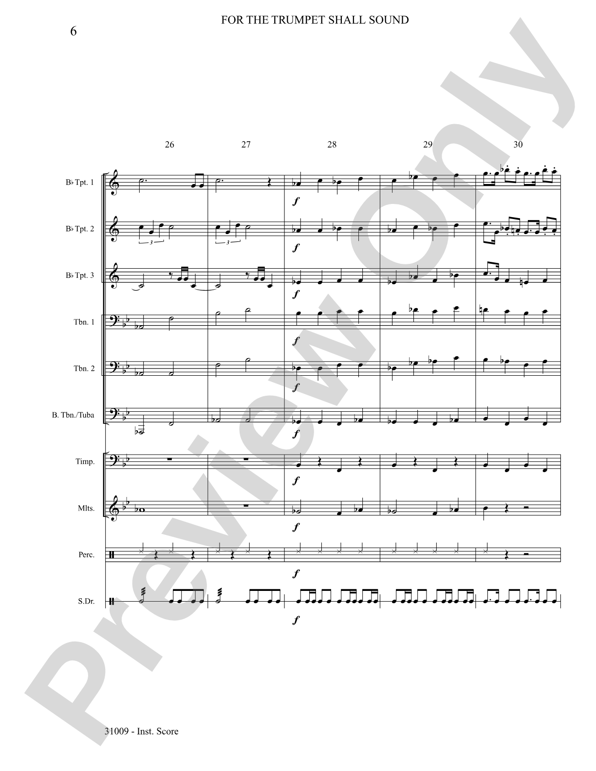 For the Trumpet Shall Sound: Choral SoundPax