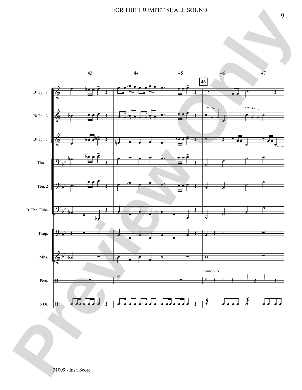 For the Trumpet Shall Sound: Choral SoundPax