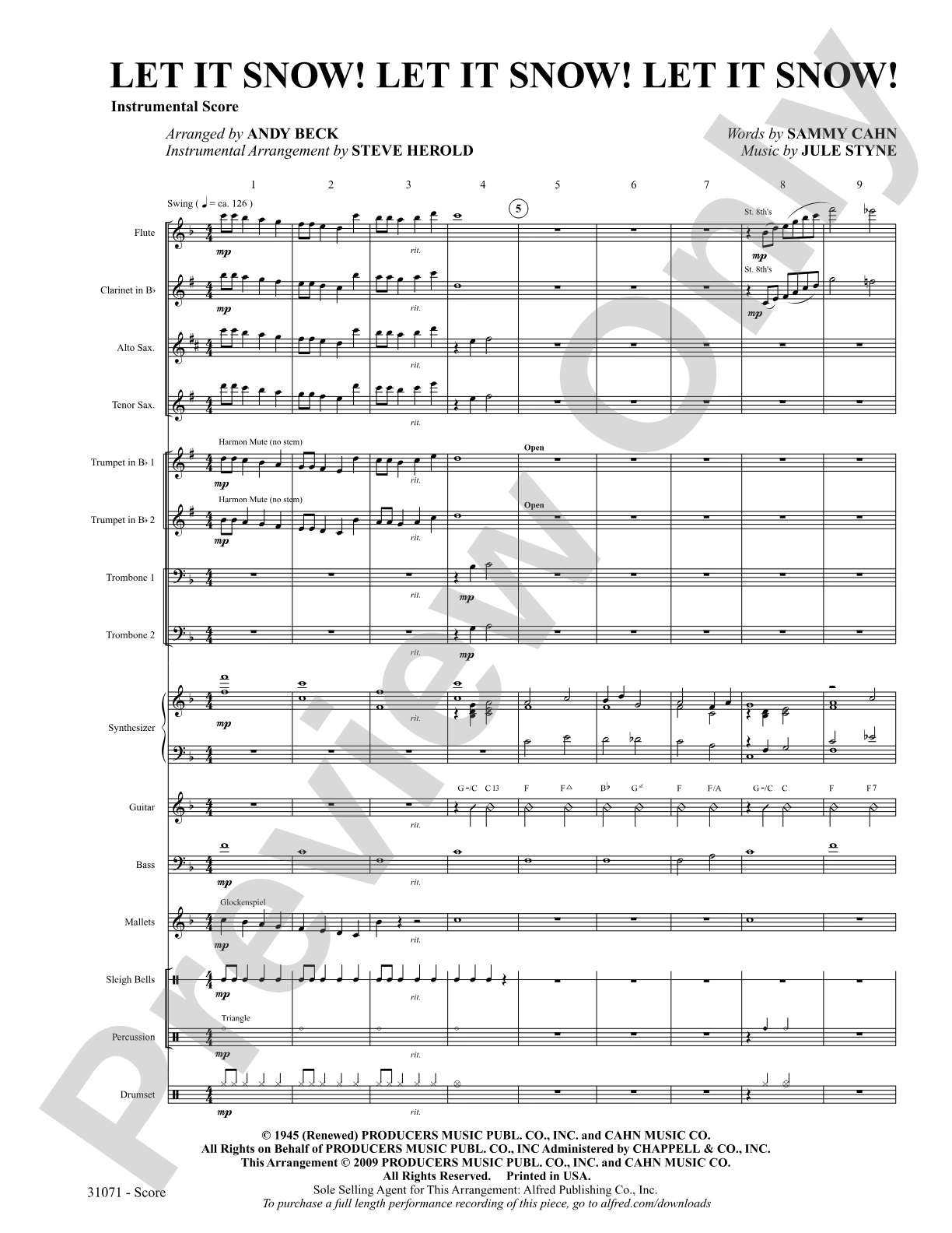 Let It Snow! Let It Snow! Let It Snow!: Choral SoundPax