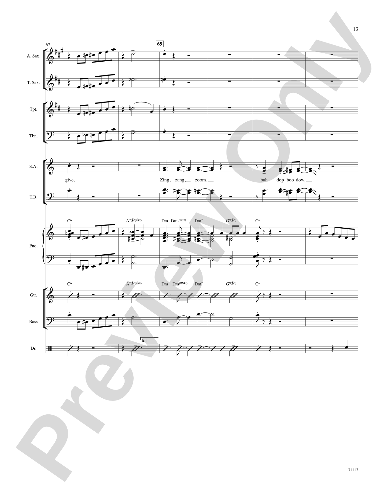 Something's Gotta Give: Choral SoundPax