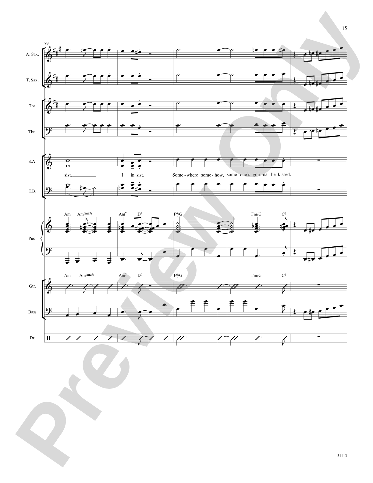 Something's Gotta Give: Choral SoundPax