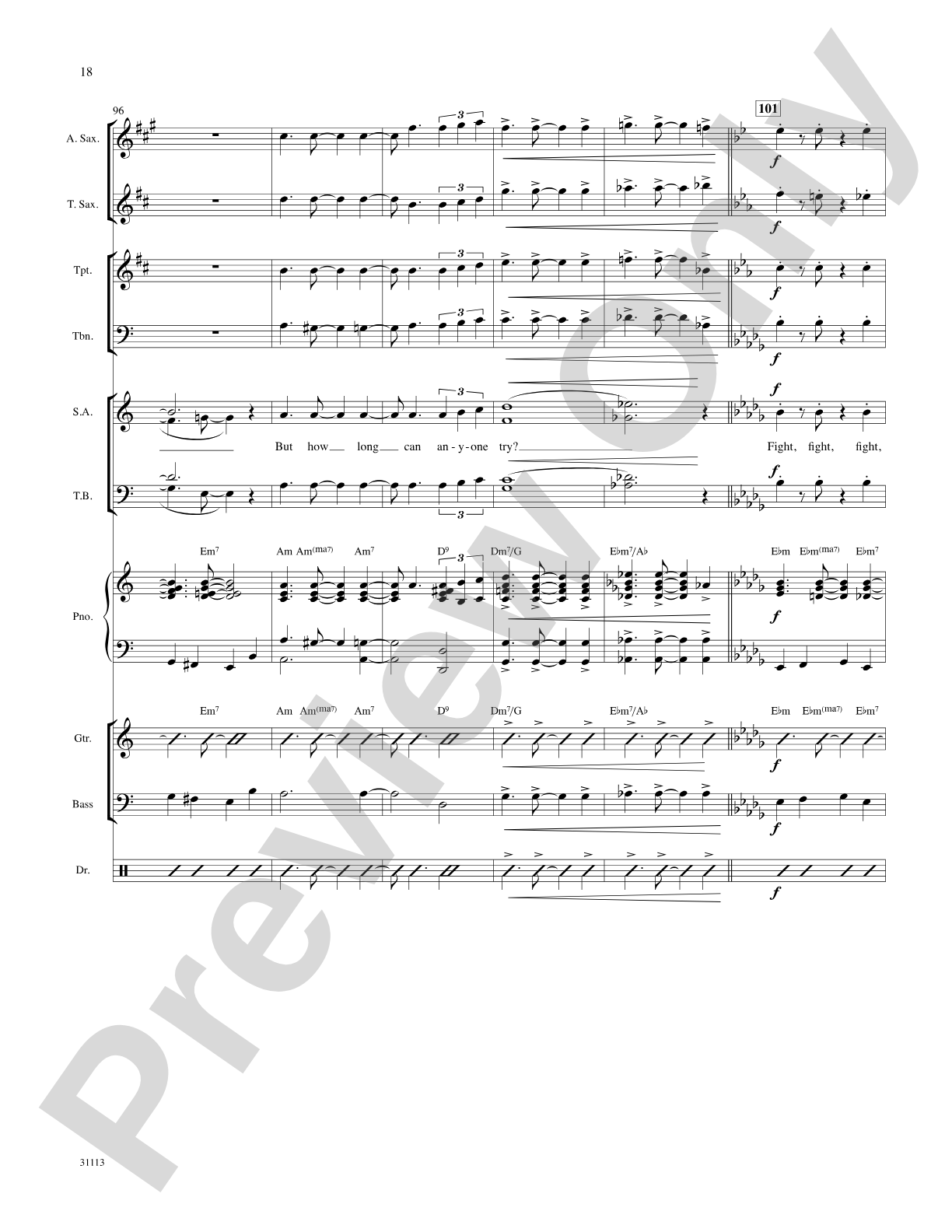 Something's Gotta Give: Choral SoundPax
