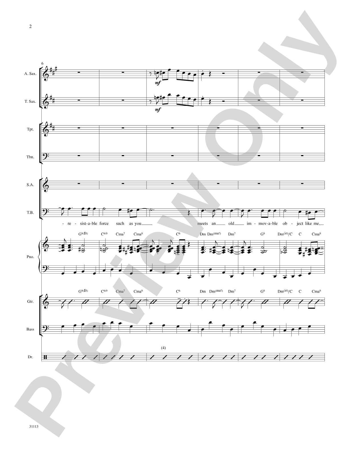 Something's Gotta Give: Choral SoundPax