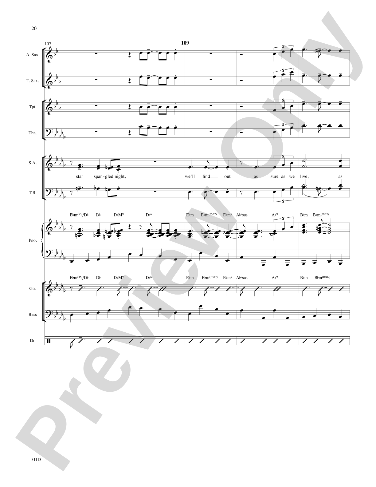 Something's Gotta Give: Choral SoundPax