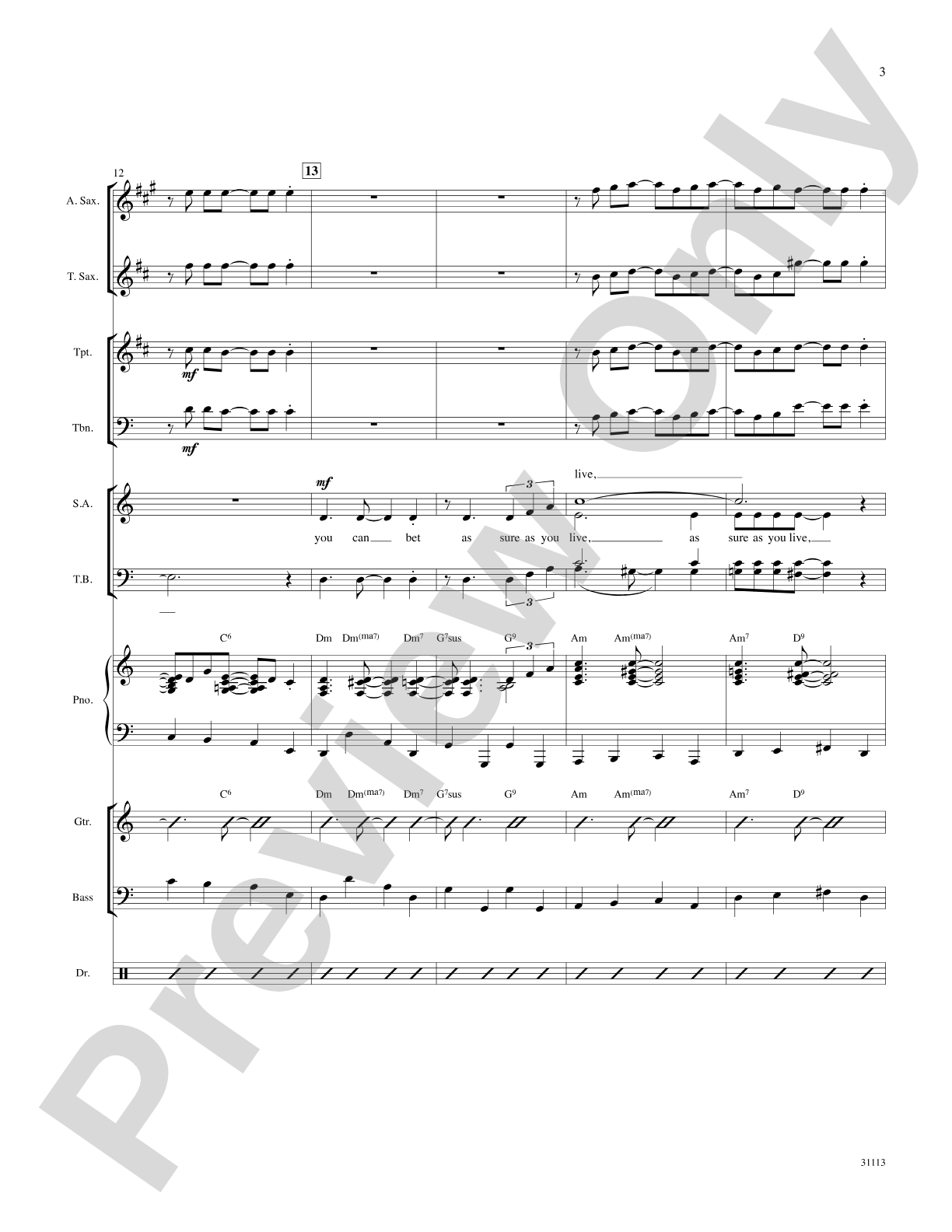 Something's Gotta Give: Choral SoundPax