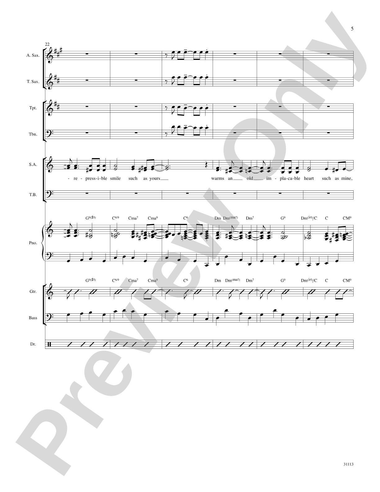 Something's Gotta Give: Choral SoundPax