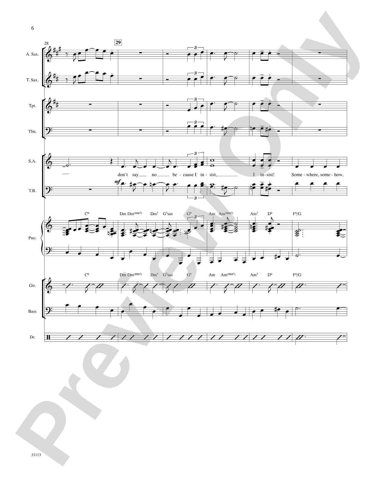 Something's Gotta Give: Choral SoundPax