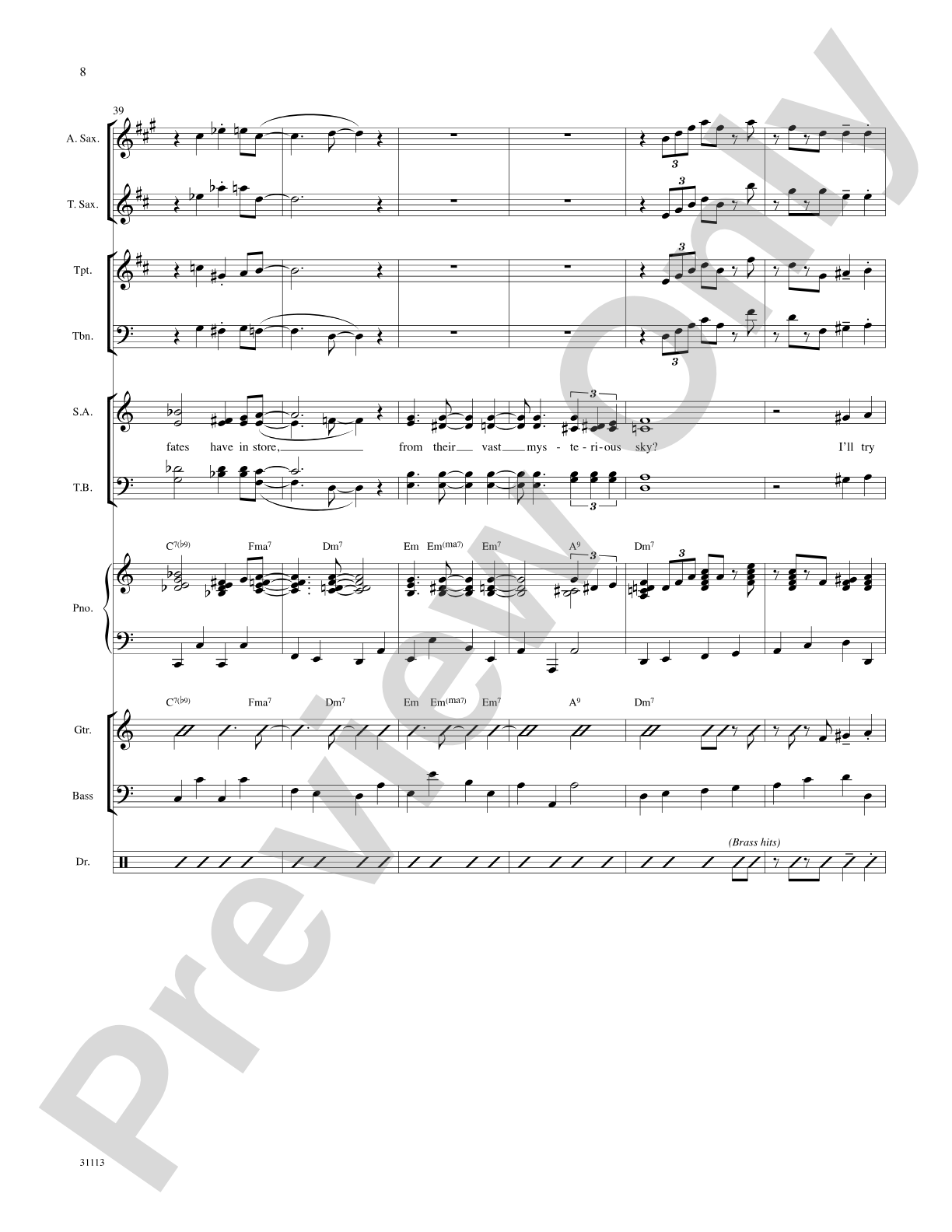 Something's Gotta Give: Choral SoundPax