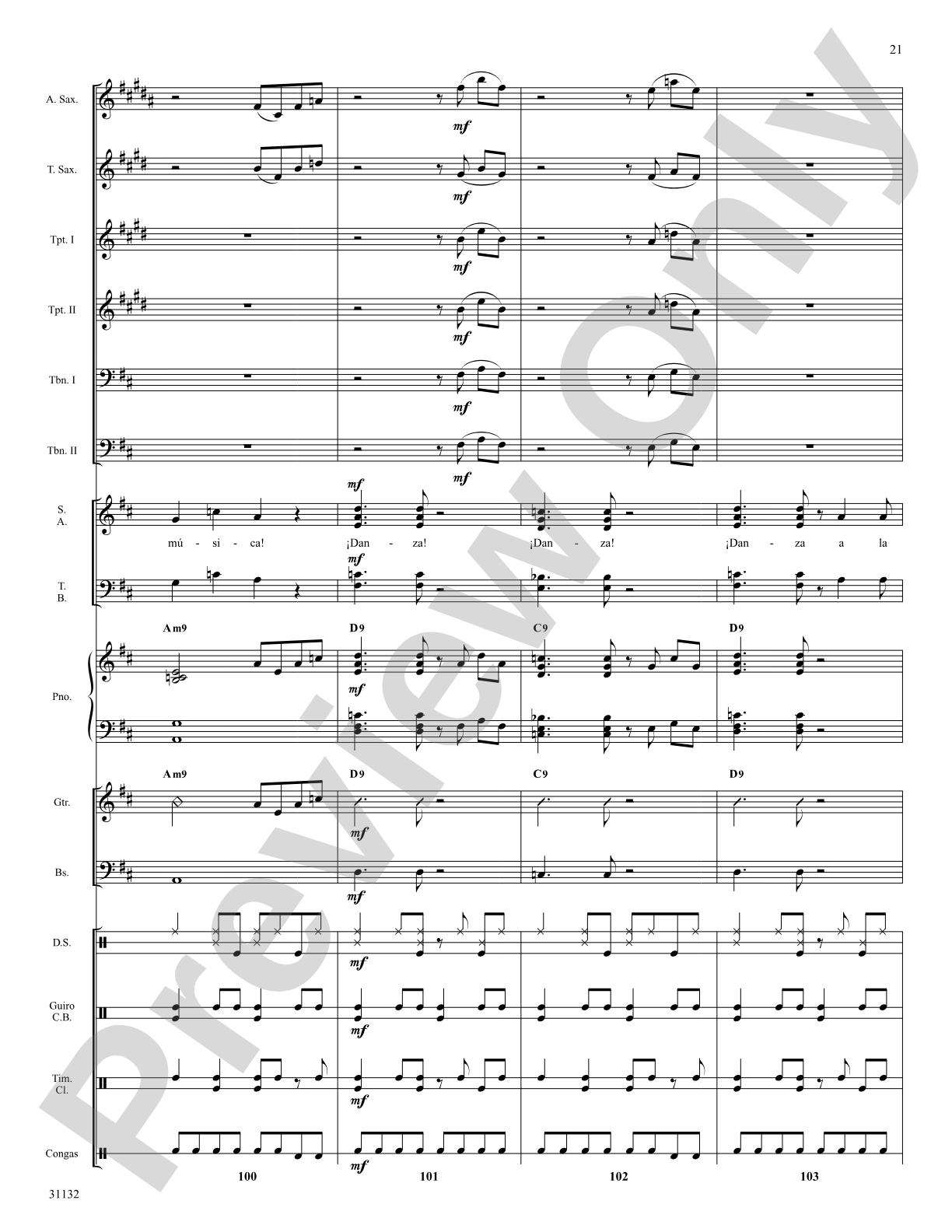 ¡Danza!: Choral SoundPax
