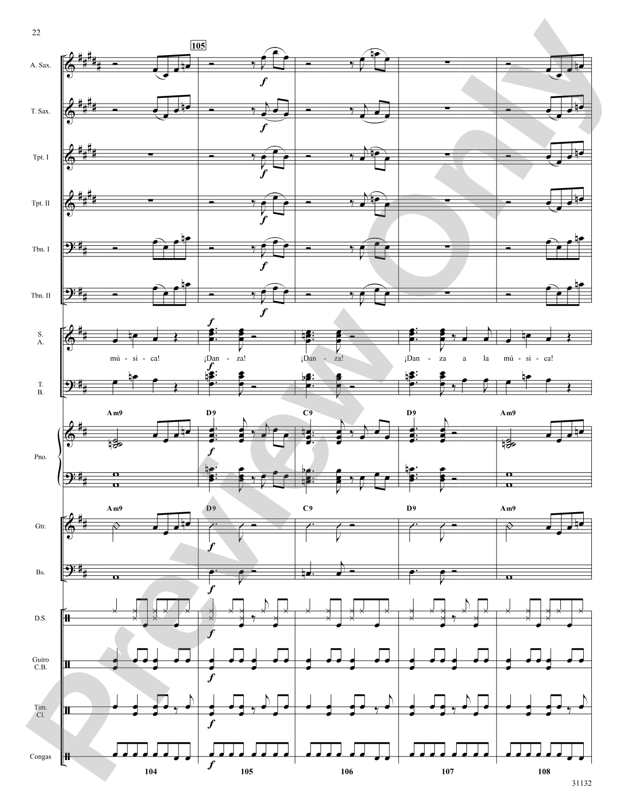 ¡Danza!: Choral SoundPax