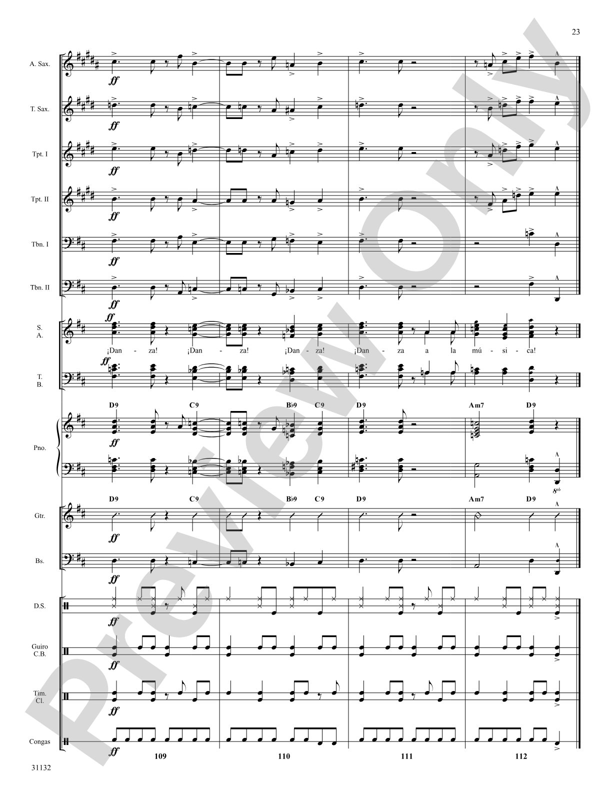 ¡Danza!: Choral SoundPax