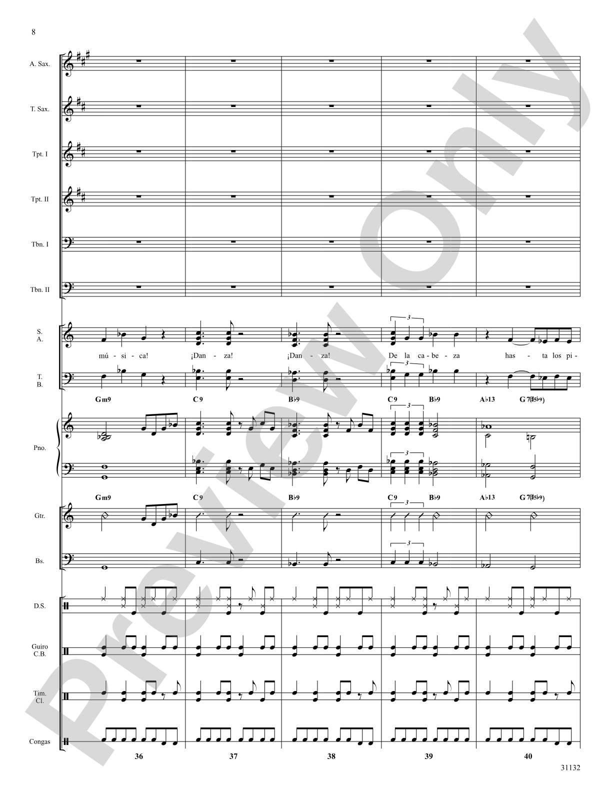¡Danza!: Choral SoundPax