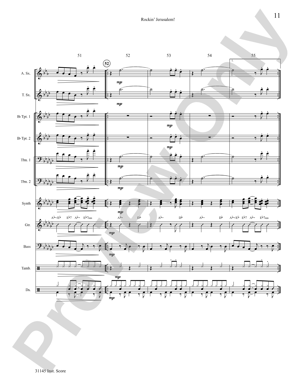 Rockin' Jerusalem: Choral SoundPax