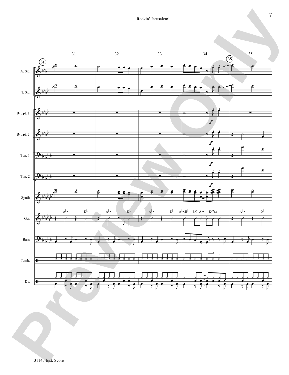 Rockin' Jerusalem: Choral SoundPax