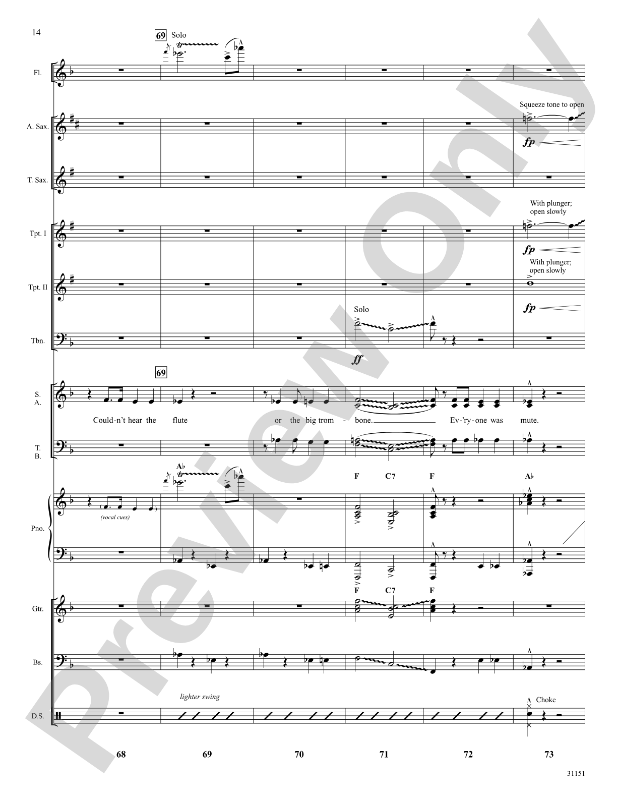 Johnny One Note (from the musical Babes in Arms): Choral SoundPax