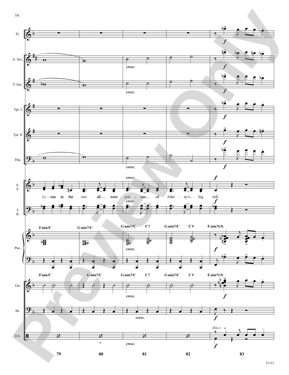 Johnny One Note (from the musical Babes in Arms): Choral SoundPax