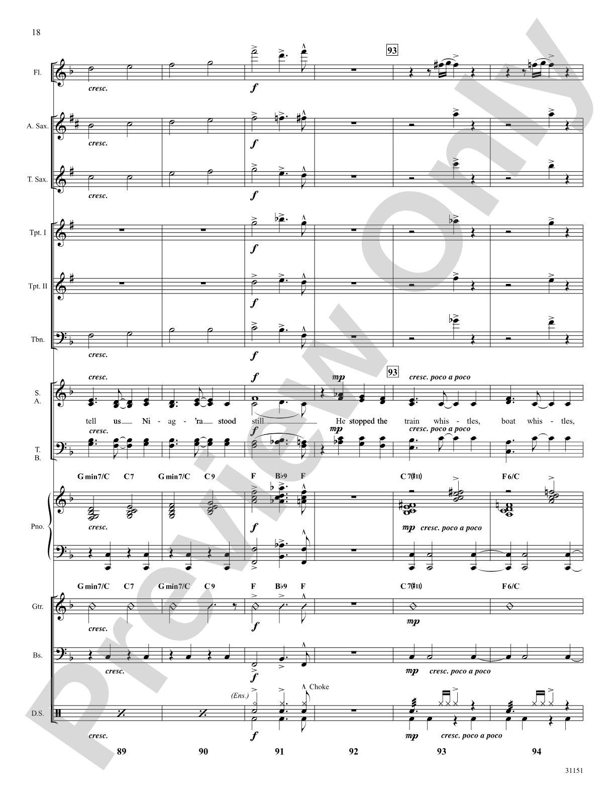 Johnny One Note (from the musical Babes in Arms): Choral SoundPax