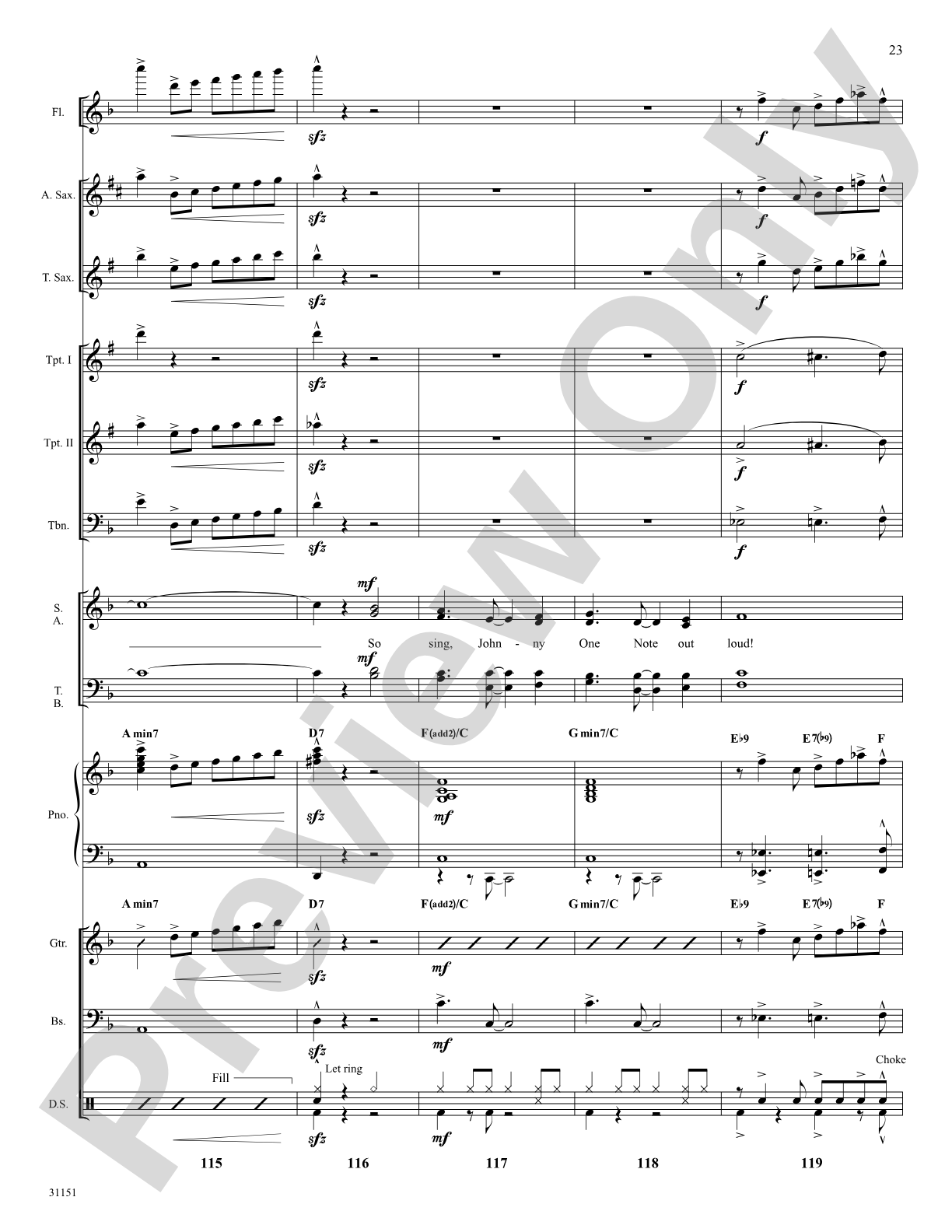 Johnny One Note (from the musical Babes in Arms): Choral SoundPax