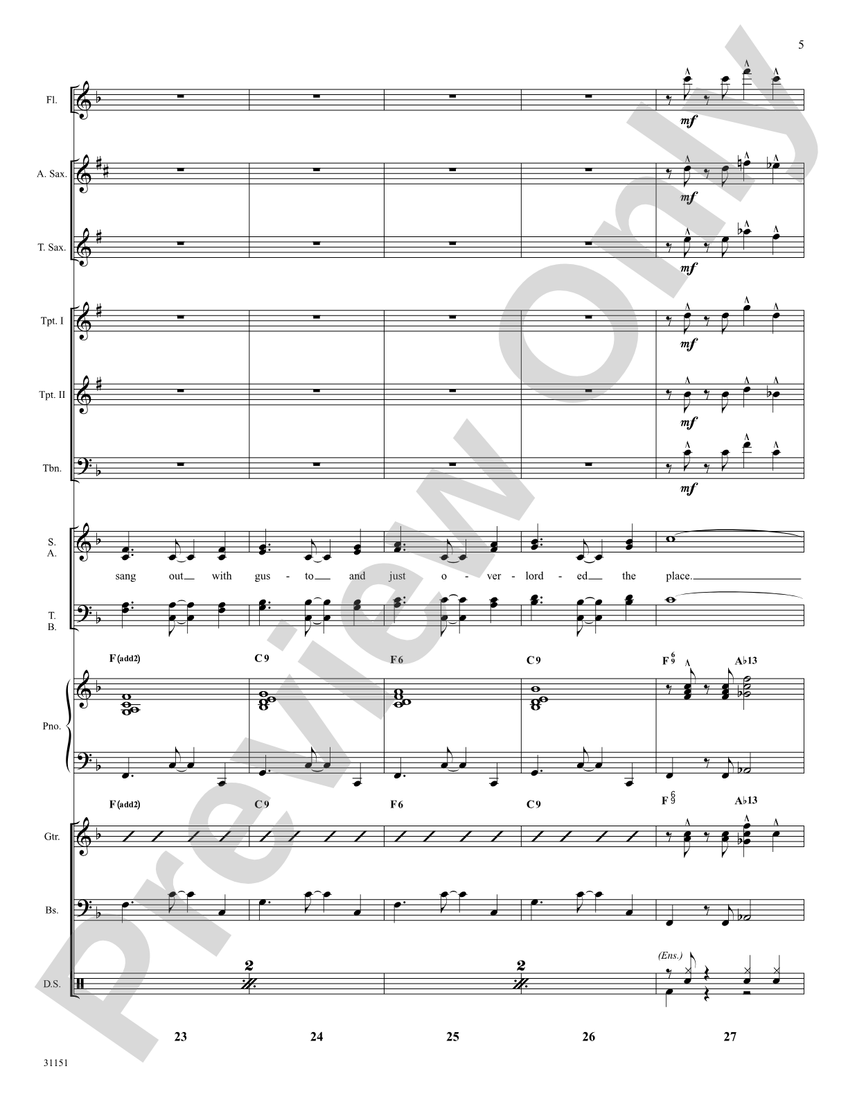 Johnny One Note (from the musical Babes in Arms): Choral SoundPax