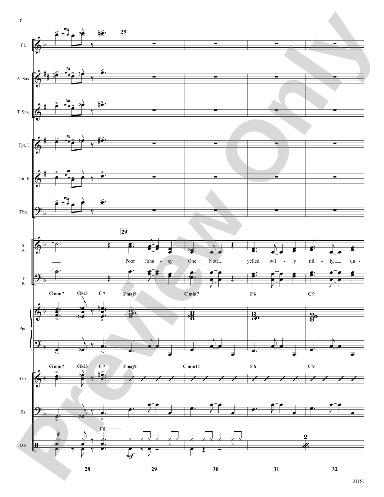 Johnny One Note (from the musical Babes in Arms): Choral SoundPax