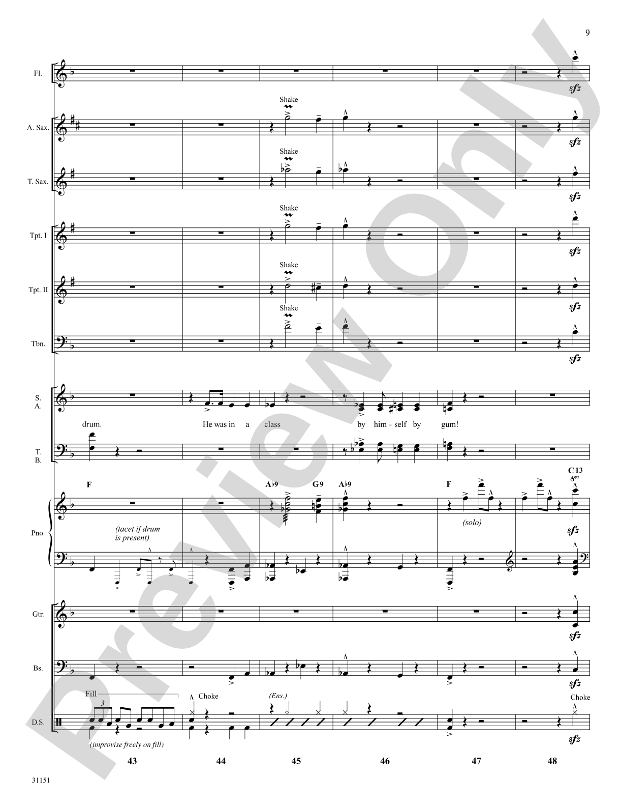 Johnny One Note (from the musical Babes in Arms): Choral SoundPax