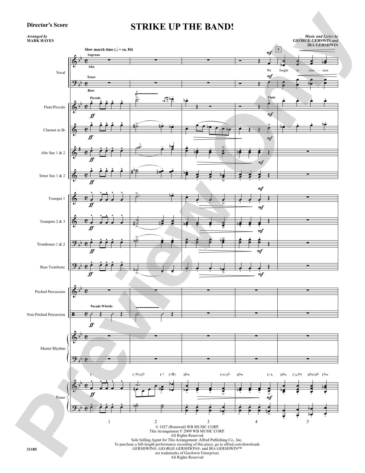 Strike Up the Band!: Choral SoundPax