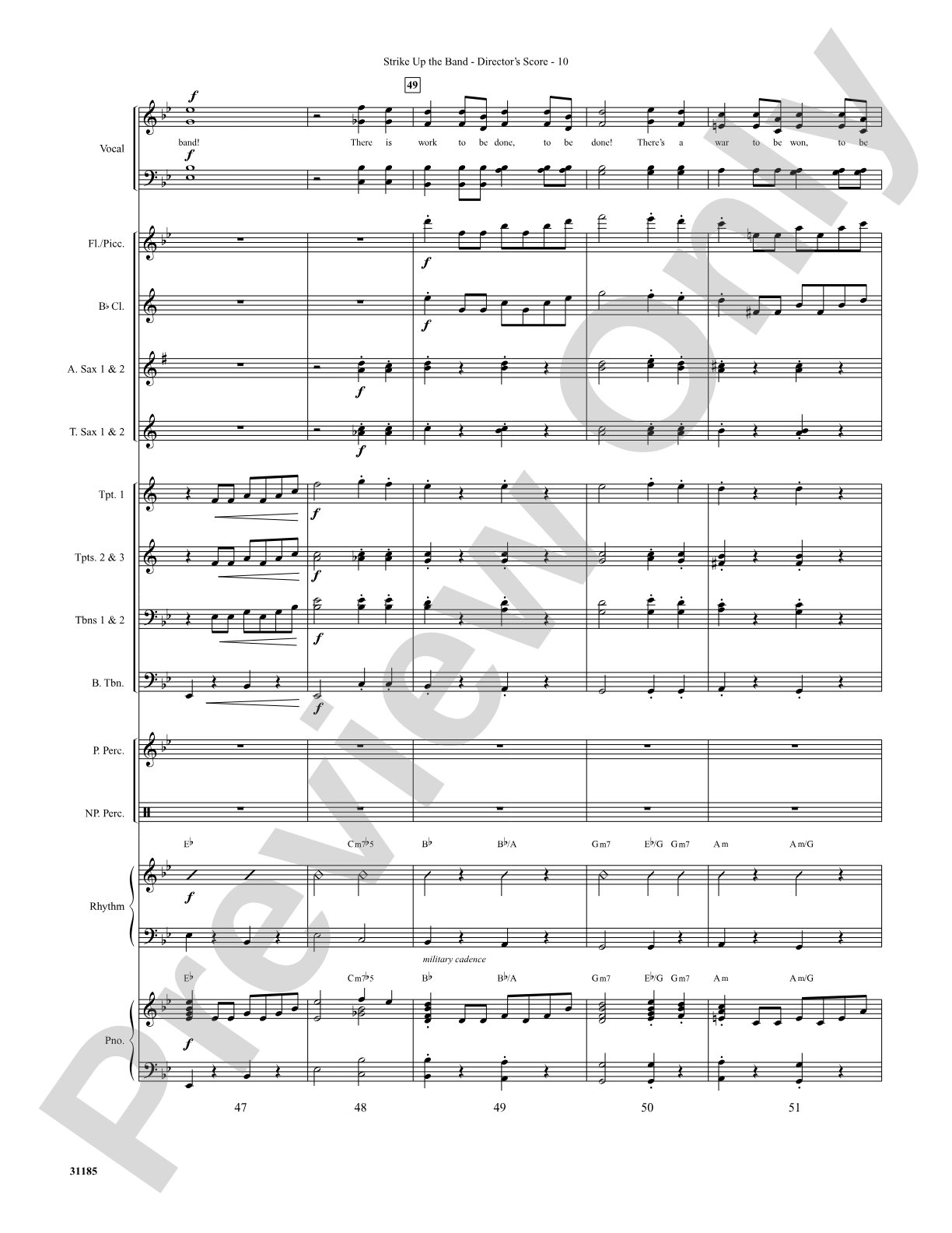 Strike Up the Band!: Choral SoundPax