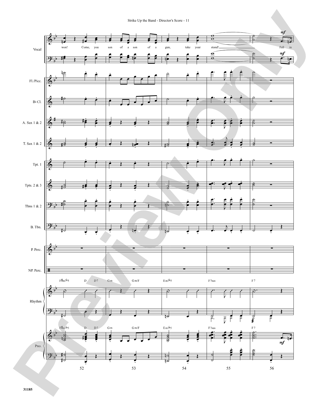 Strike Up the Band!: Choral SoundPax