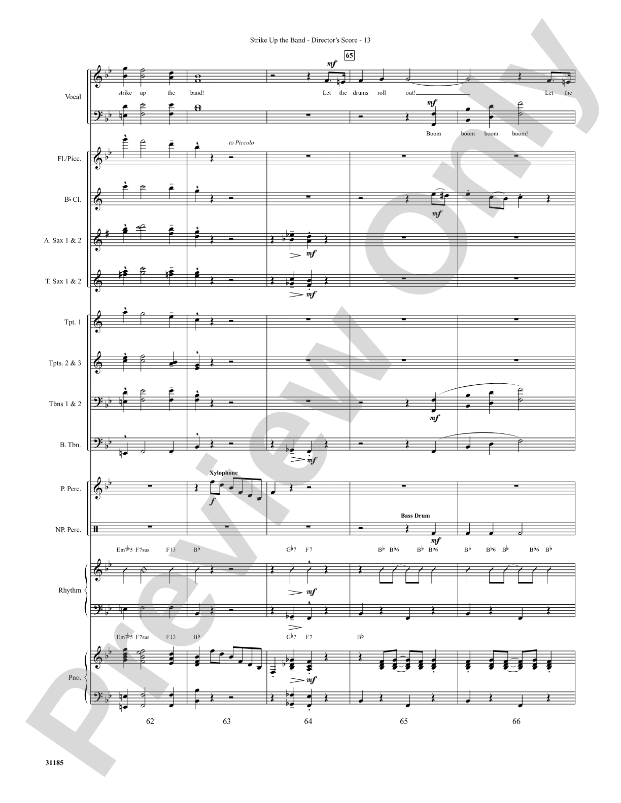 Strike Up the Band!: Choral SoundPax