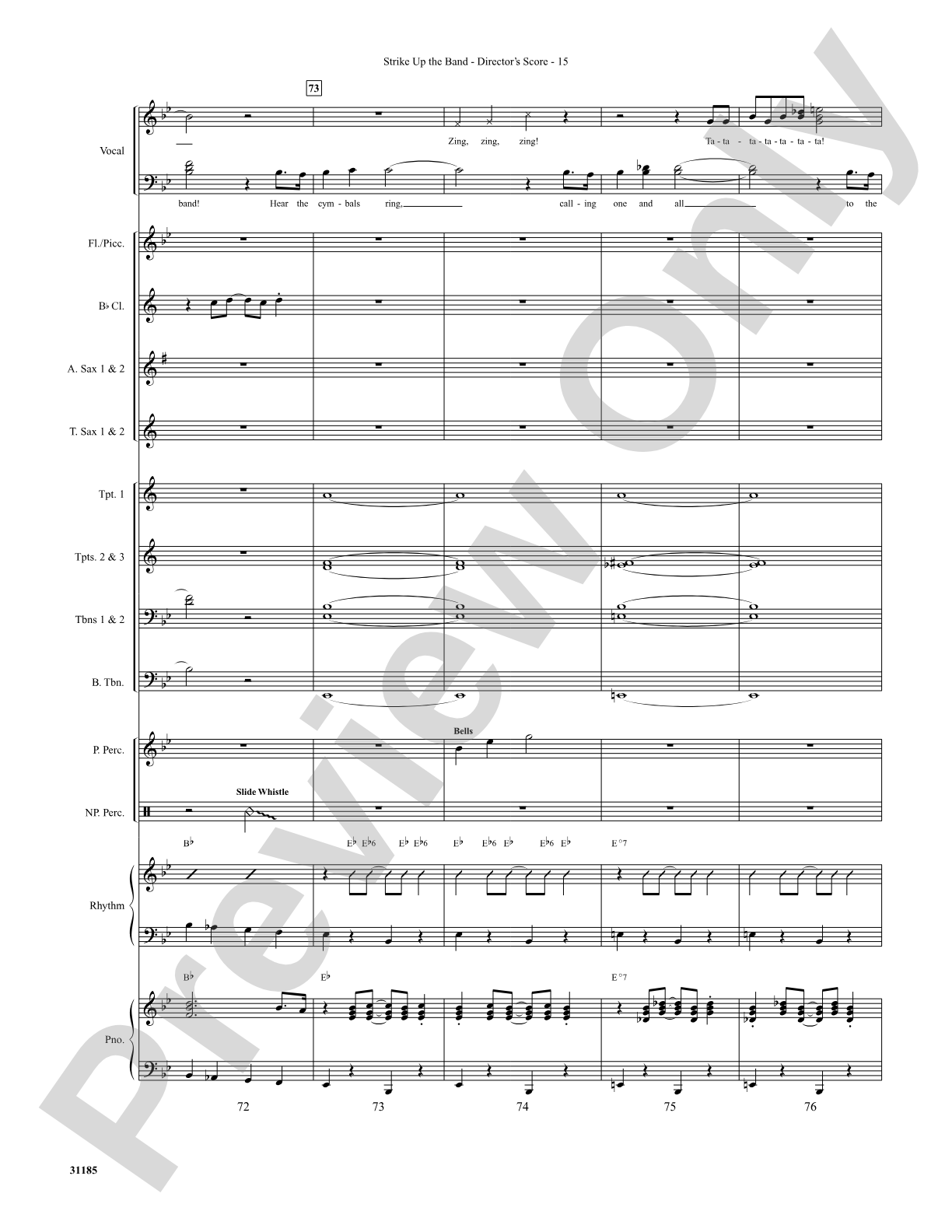 Strike Up the Band!: Choral SoundPax