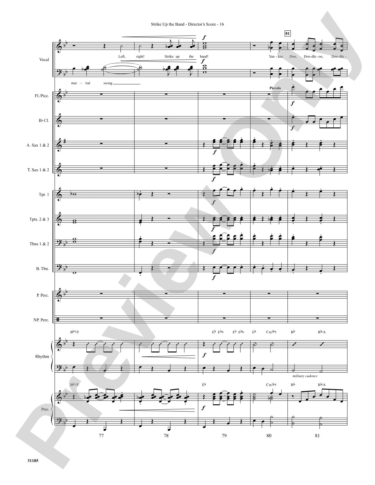 Strike Up the Band!: Choral SoundPax