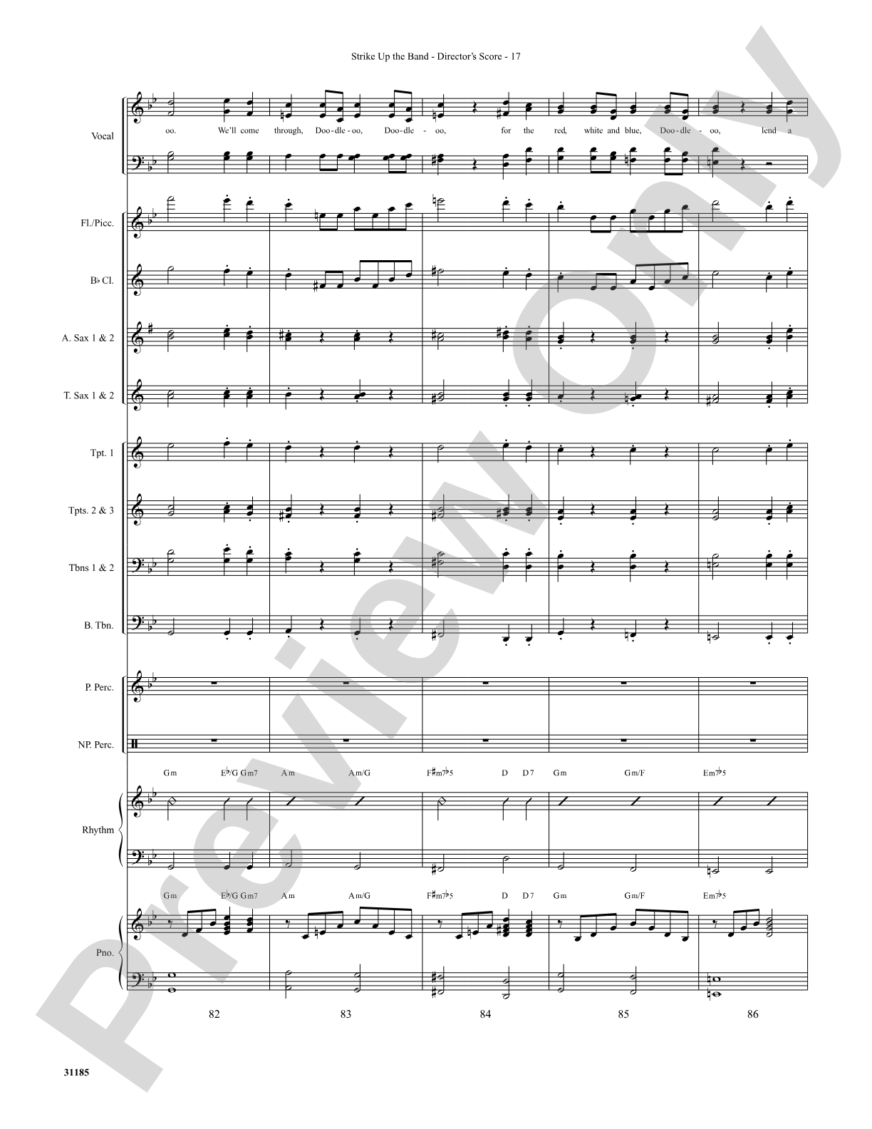 Strike Up the Band!: Choral SoundPax