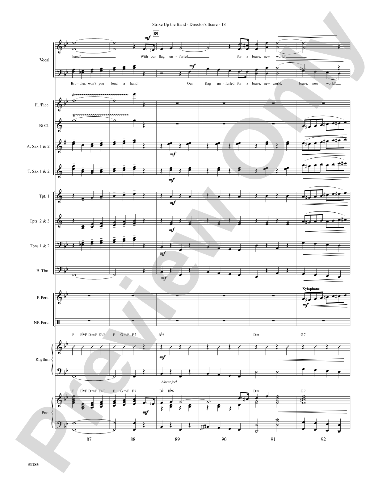 Strike Up the Band!: Choral SoundPax