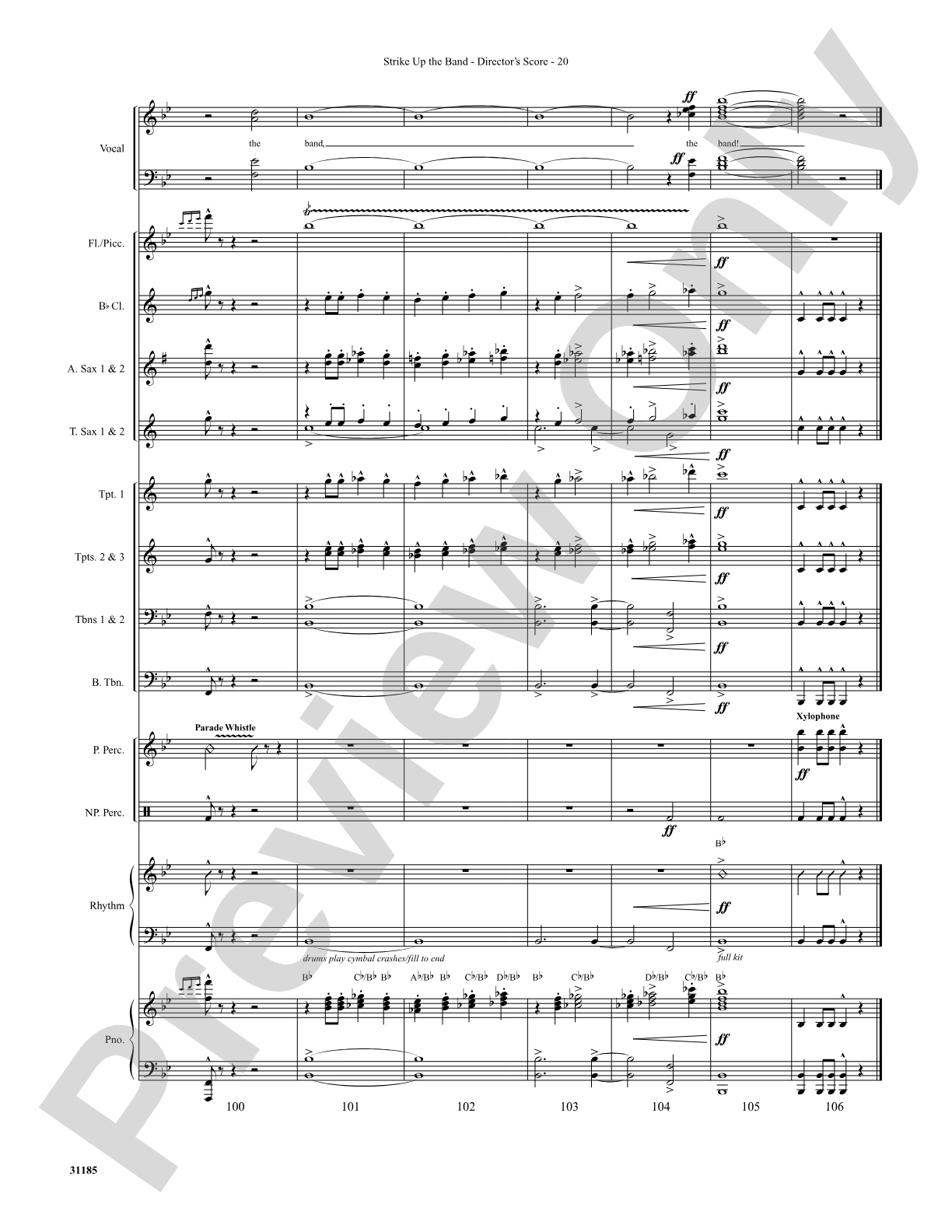 Strike Up the Band!: Choral SoundPax