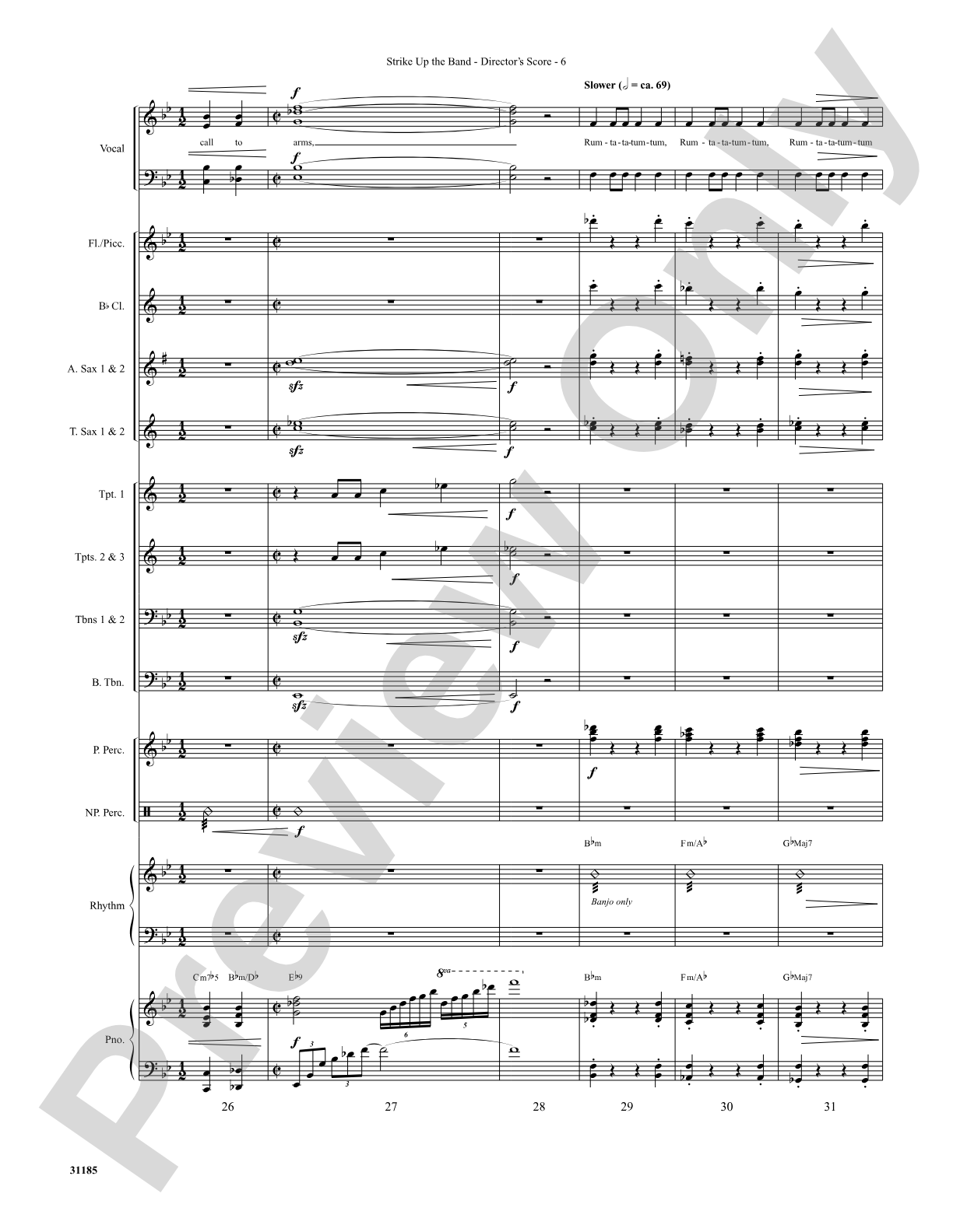 Strike Up the Band!: Choral SoundPax