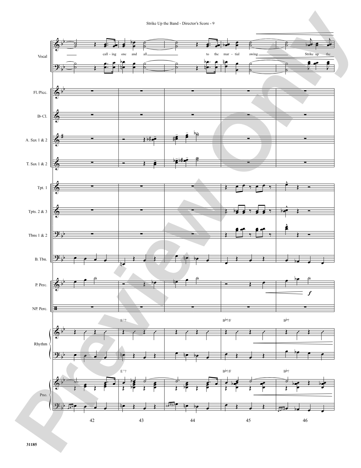 Strike Up the Band!: Choral SoundPax