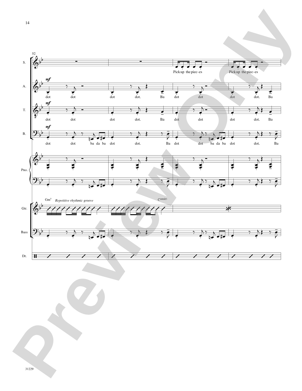 Pick Up the Pieces: Choral SoundPax