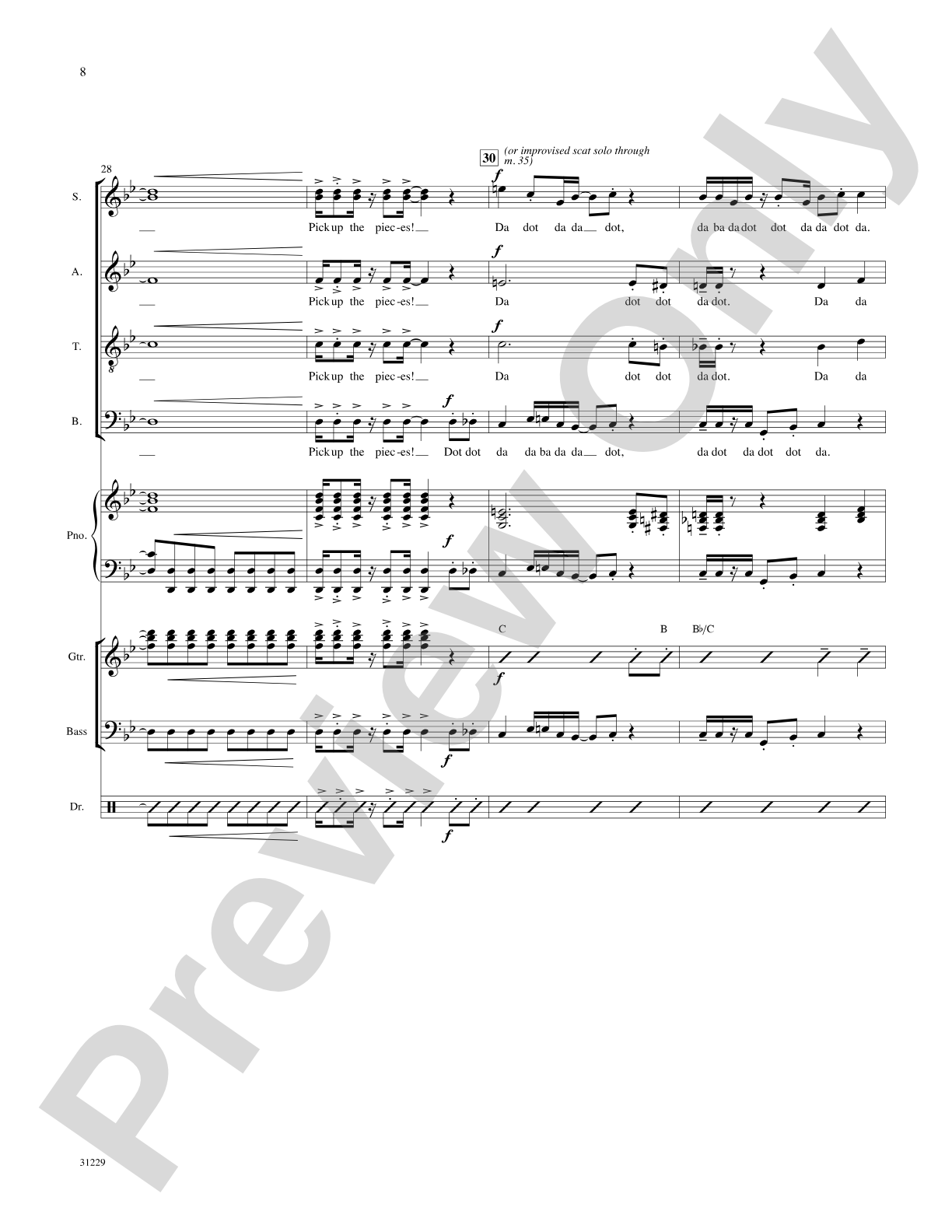 Pick Up the Pieces: Choral SoundPax