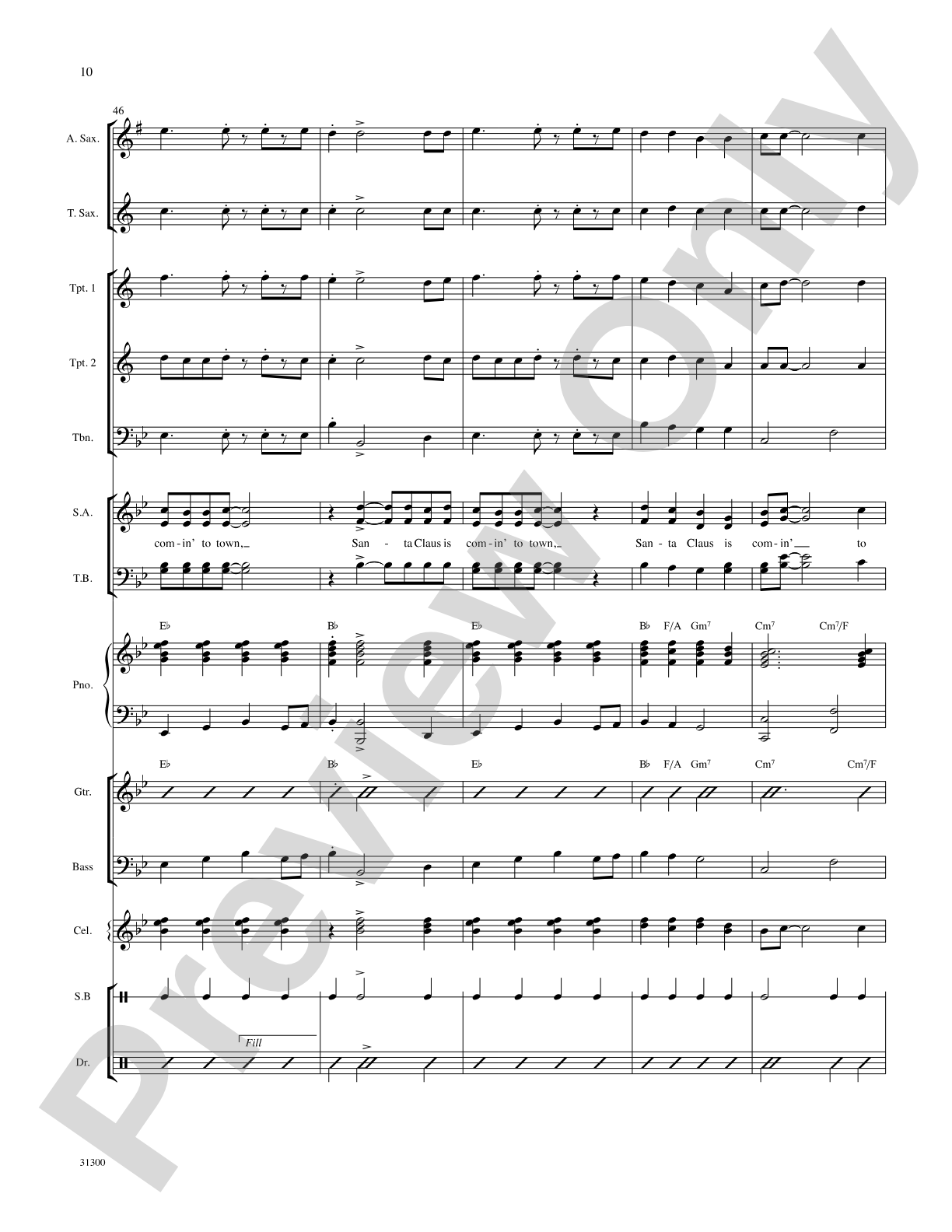 Santa Claus Is Comin' to Town: Choral SoundPax