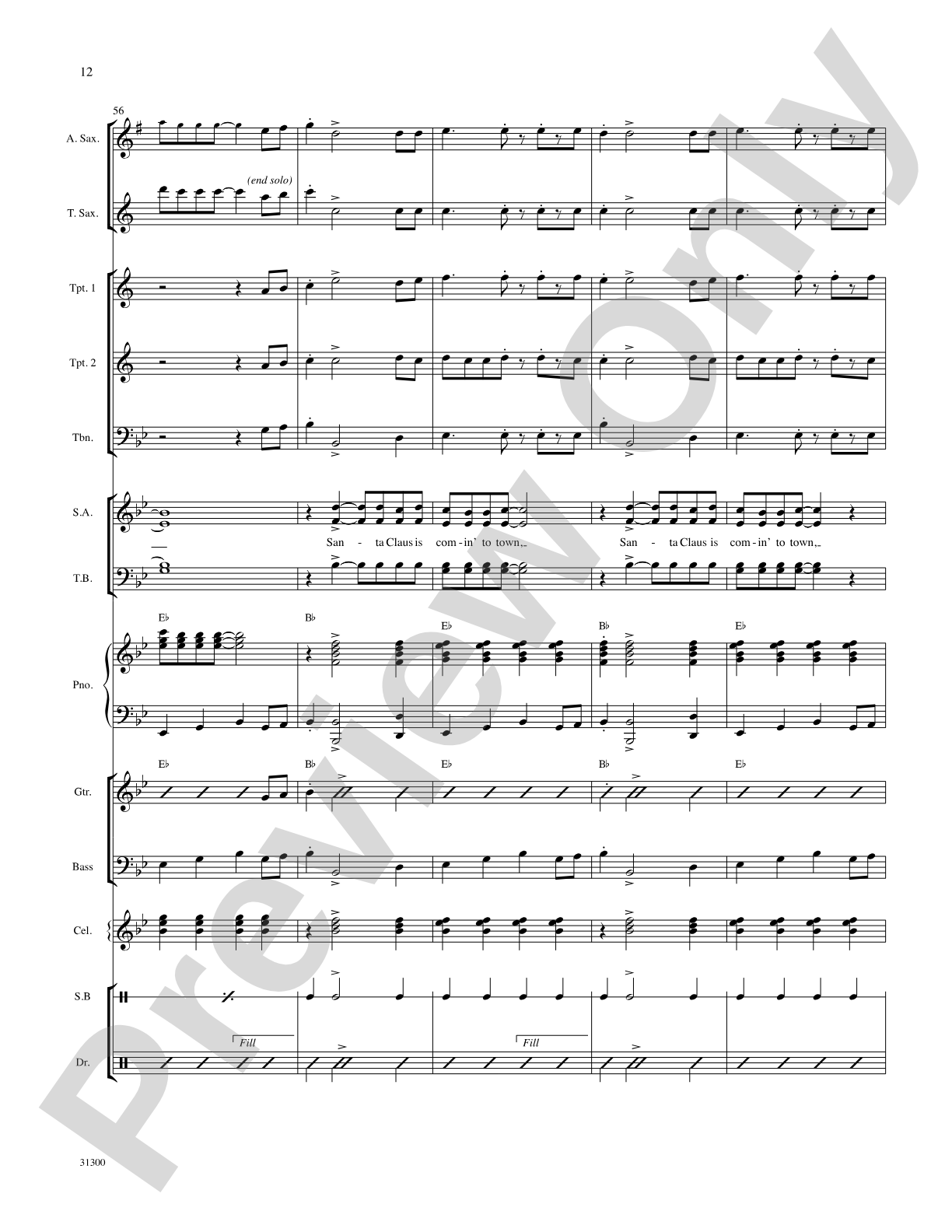 Santa Claus Is Comin' to Town: Choral SoundPax