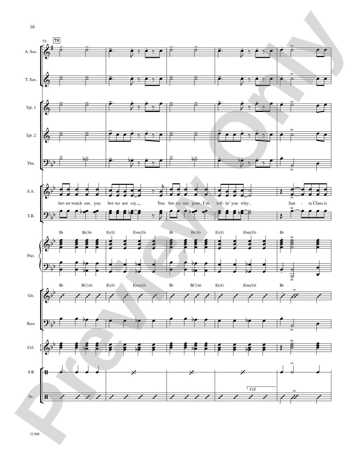 Santa Claus Is Comin' to Town: Choral SoundPax